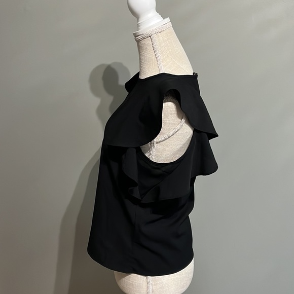 Black, Banana Republic blouse, lightly worn, like new condition! - Picture 2 of 5